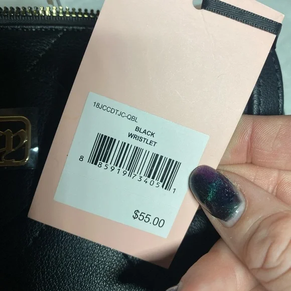 NWT Juicy Couture Wristlet Black - Picture 5 of 6